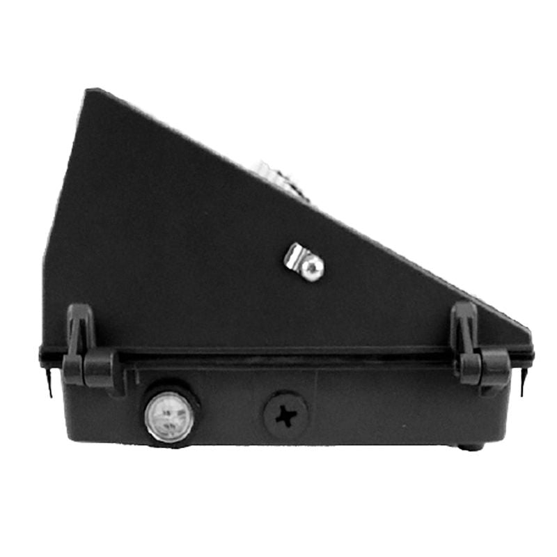 Westgate WMXE-EM-SERIES 25-65W Adjustable Traditional Glass Lens Wall Pack with Emergency Backup - Black
