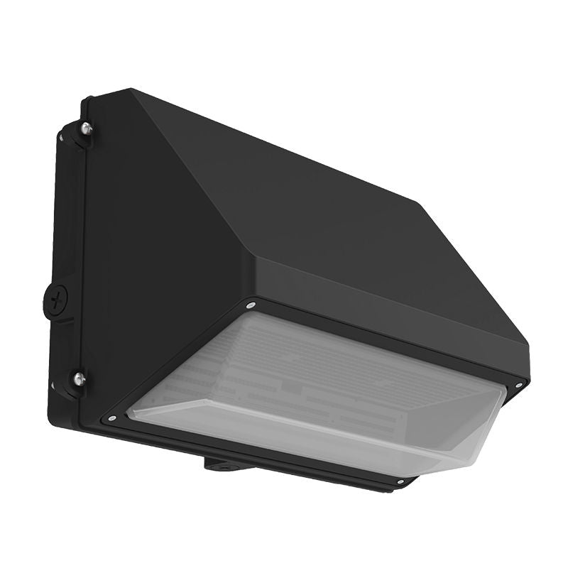 Westgate LWPMAX-MD-80-120W-MCTPB-P-BK Max-feature Cut-off Wall Pack 80/100/120w 30/40/50k 3 Beams Photocell - Black