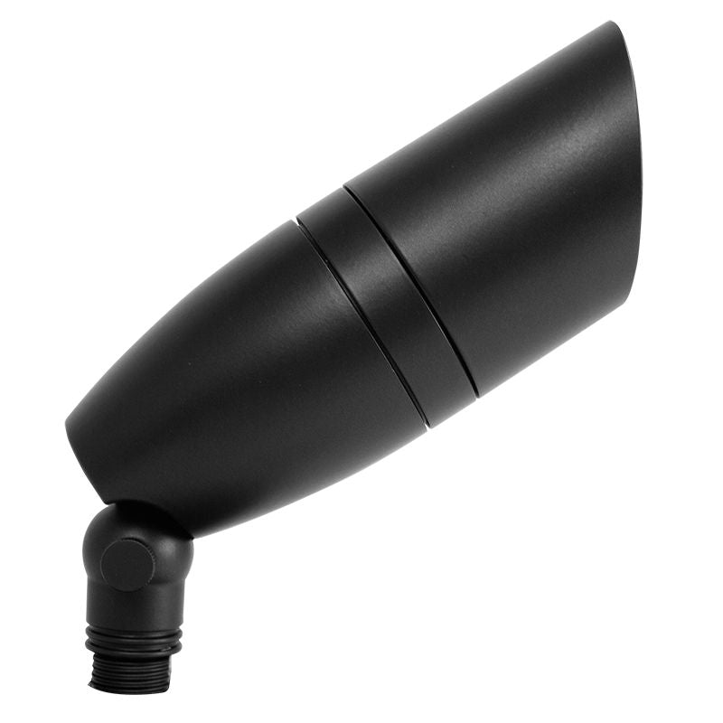 Westgate AD120-018-MCT-BK 120V Garden Bullet Light with Shroud - Black