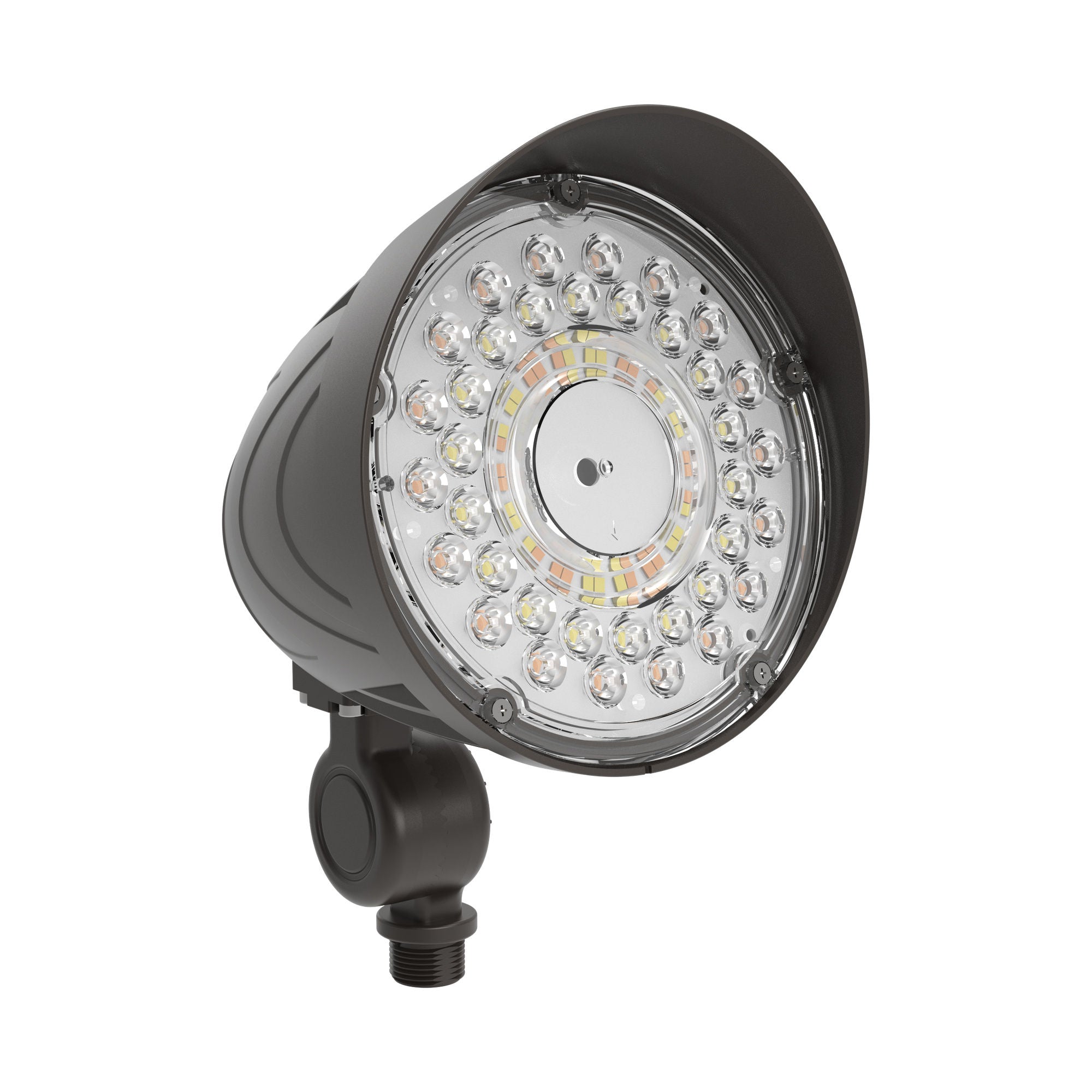 Westgate FLD4X-25W-MCTPB-D-BR Bronze X-GEN LED Bullet Flood Light, Selectable Power CCT and Beam Angle - Bronze