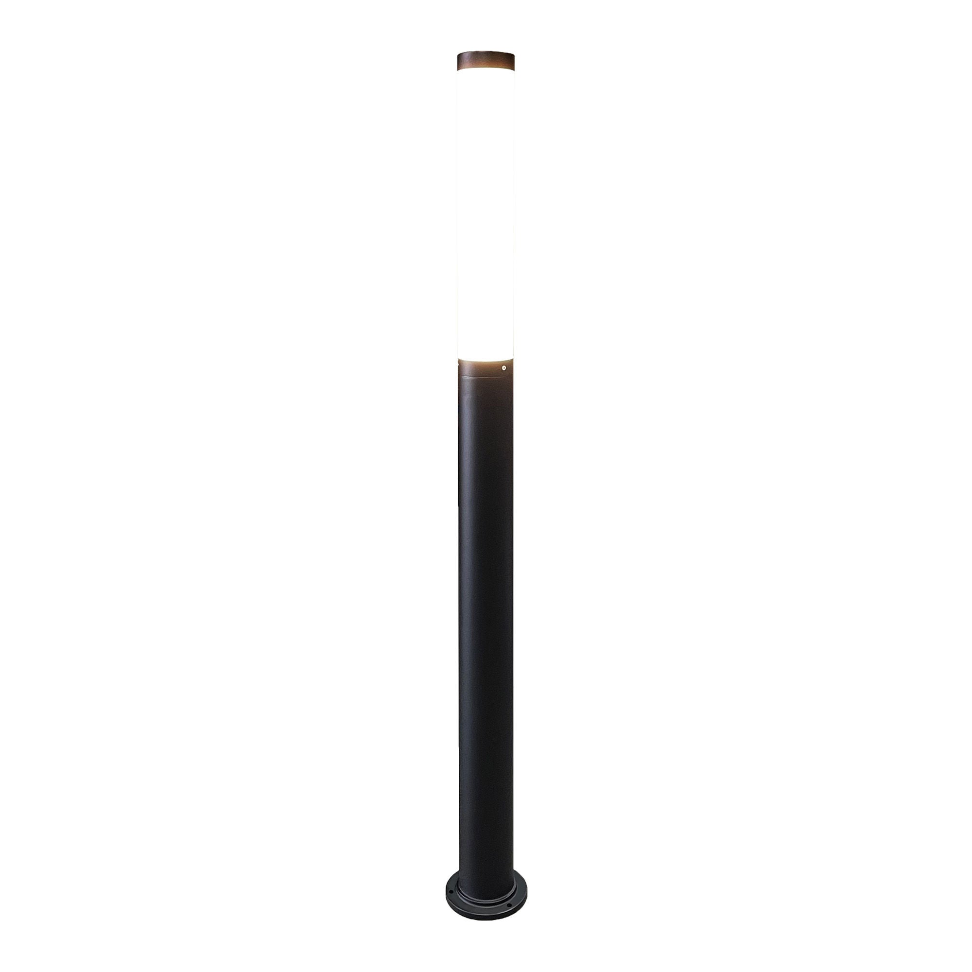 Westgate LCG4-6FT-24-MCTP-BK 4.73in X 6ft Architectural Light Column 24in Light Section 21/28/35w 3CCT 0-10v