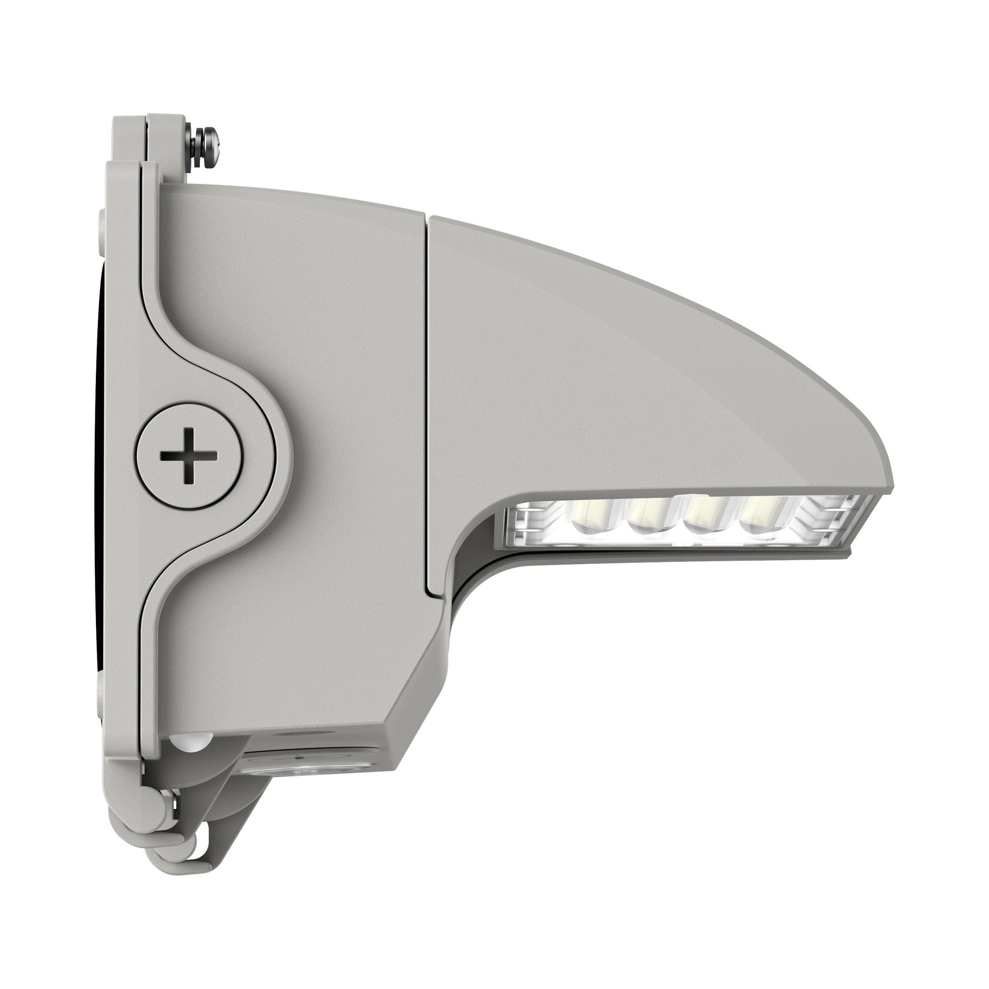 Westgate LW360-15-40W-MCTP-PSR-SIL 15-40W Rotatable LED Wall Pack Photocell Sensor-Ready 3CCT - Silver