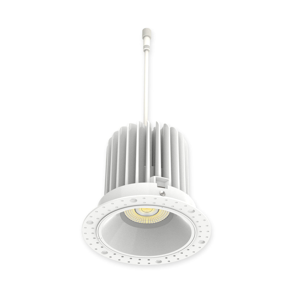 Westgate RD4TL-MCT5 4" Round Trimless Recessed Downlight, 20W, 5CCT Selectable, 1,600 Lumens, 90 CRI - White Finish