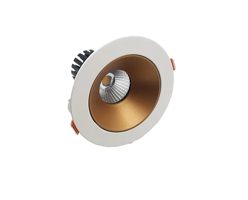 Westgate LRD-7W-40K-4WTR-MG LED Architectural Winged Recessed Light 4" Open Trim - Matte Gold