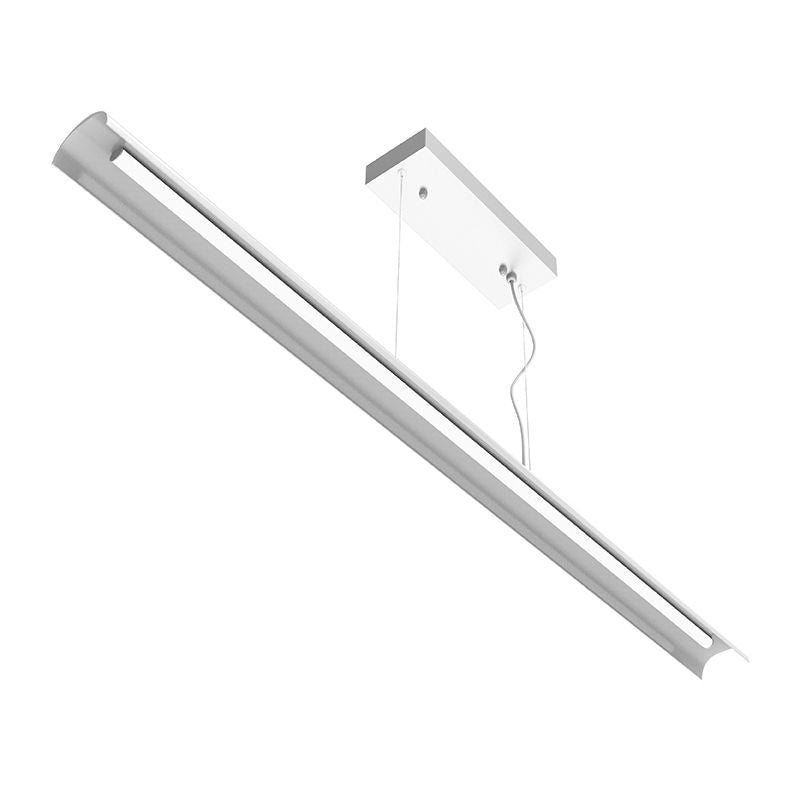 Westgate SCP-8FT-40-60W-MCTP 8' Euro-Design Suspended Linear Light-Power & CCT Selectable Direct or Indirect - Sandy White