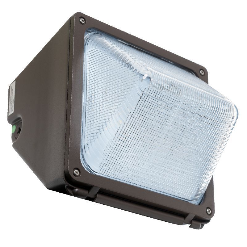 Westgate WMX-SM-15-30W-50K Traditional LED Multi-Power Non-Cutoff Wall Pack, Glass Lens - Bronze