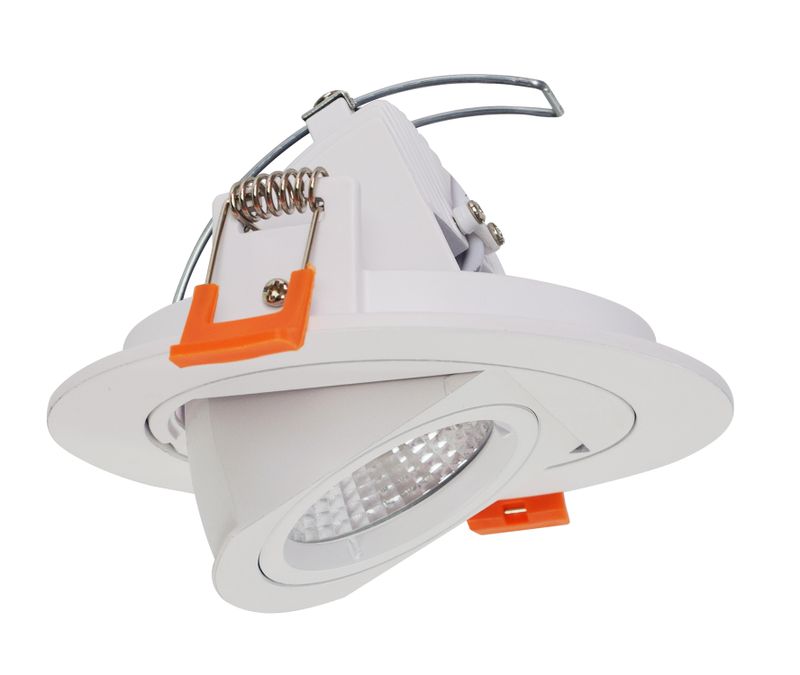 Westgate RSL4-APD-MCT5 4" Round Multi-Color Temperature LED 5CCT Adjustable Pull-Down Ultra Slim Recessed Light - White