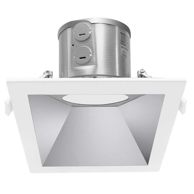 Westgate CRLC6-40W-MCTP-SA-D-WH 6" Square LED Commercial Recessed Light - White