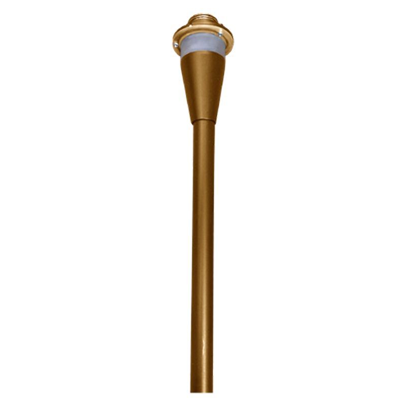 Westgate AA-STEM-15-RGBWW-BT-AZ 15" Push Button RGBW LED Path Light - Antique Brass