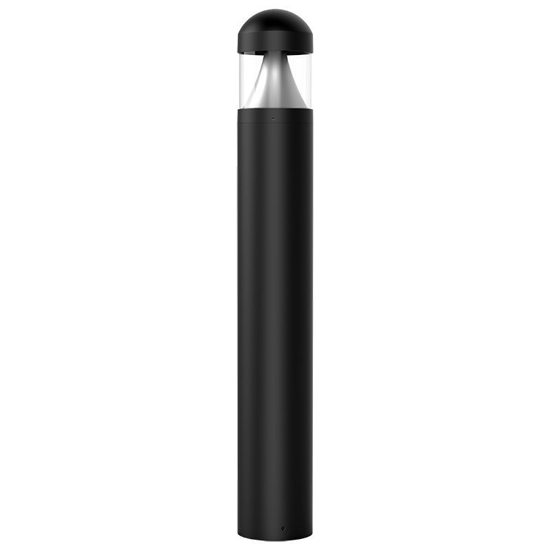 Westgate BOL-44-R-C-C-MCTP-BK Bollard 44" Round Dome Top Cone Clear Lens - Black