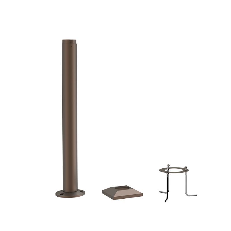 Westgate BPS-BASE-3FT Bollard Pole System 3' Base - Bronze