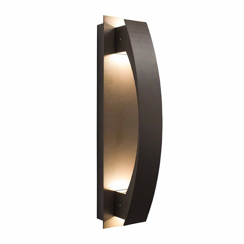 Westgate CRE-01-BR Crest Wall Scone Cover, Lunette Type - Bronze