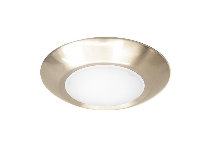 Westgate DLSE6-MCT5-BN 6" LED Economy Disk Light - Brushed Nickel