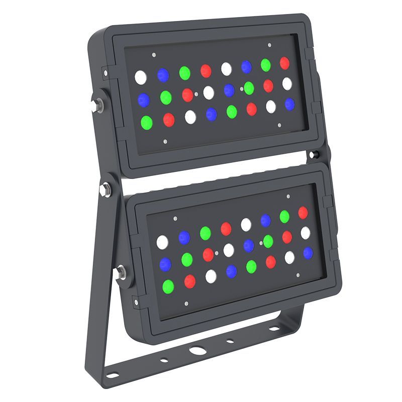 Westgate DMX-FLS-144W-RGBW-BT-BK DMX 512 Compatible RGBW Square Flood Light - Black