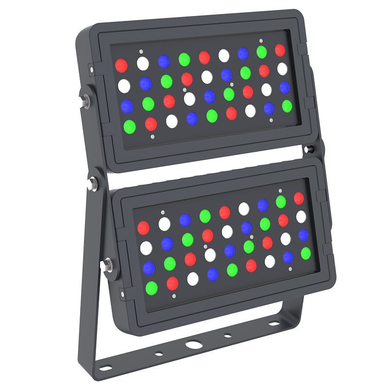 Westgate DMX-FLS-192W-RGBW-BT-BK DMX 512 Compatible RGBW Square Flood Light - Black