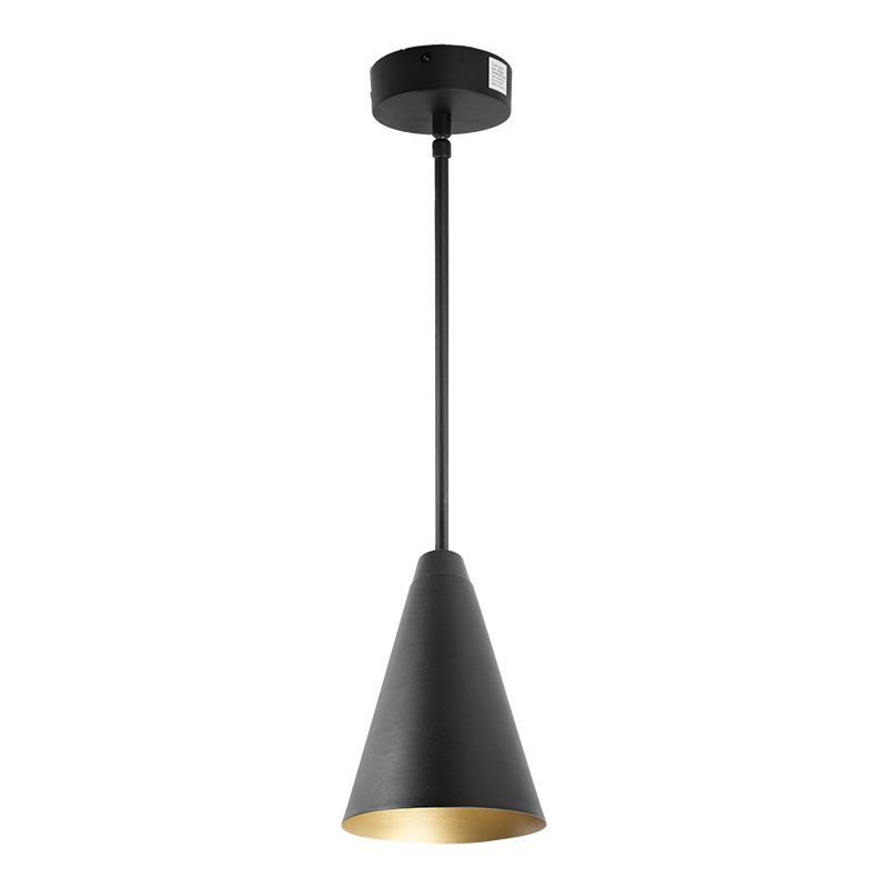 Westgate LCFS-MCT-BK Multi-CCT & Power Cone Pendant with 4.5' Adjustable Down Rod - Black