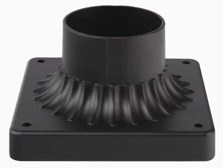 Westgate PML-BASE-BK Decorative Pier Mount Base - Black