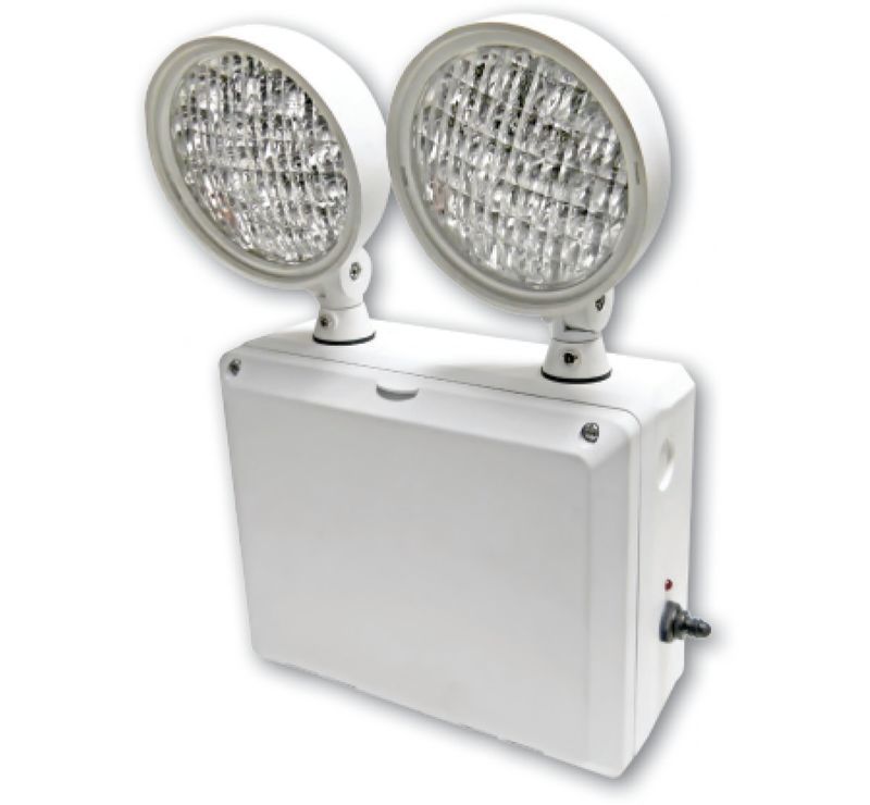 Westgate LEDTFX-2 Wet Location LED Emergency Light with Remote Capability - Gray