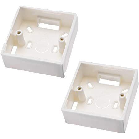 PVC Junction Box For Wall-Mount RGB Controllers - White