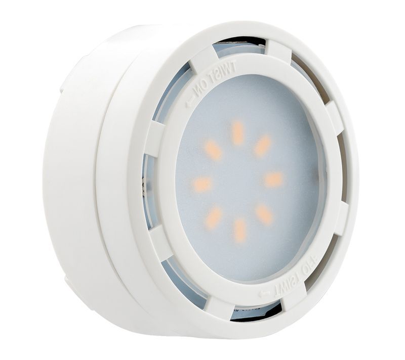 Westgate LED-PL1WHT 120V LED 1-Pack Puck Light - White