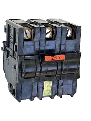 Federal Pacific NA320 20-Amp 3-Pole 240V Stab-Lok Circuit Breaker - Refurbished