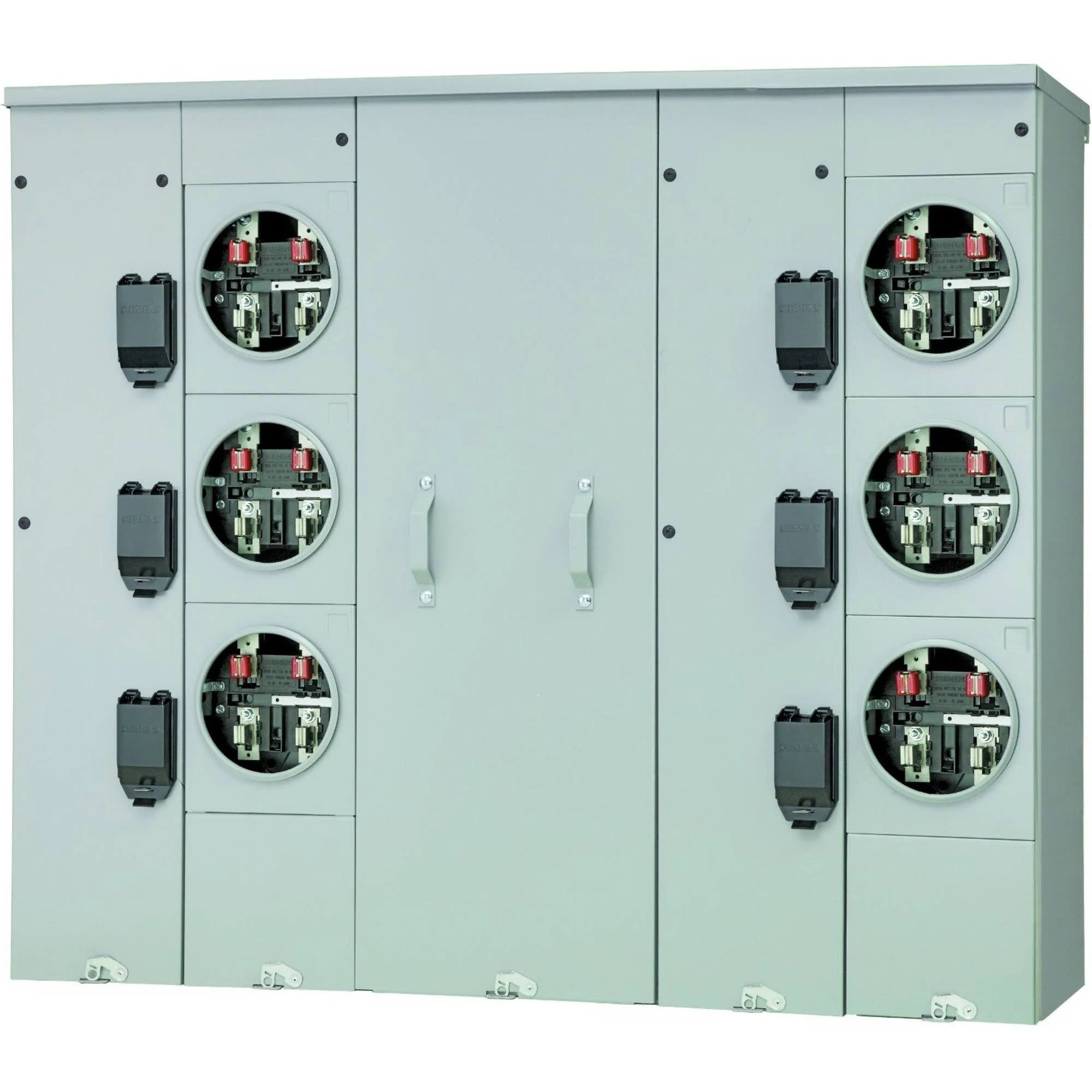 【ジャンク】フェーダーSIEMENS W291 VSTD Siemens WEP4611 PAK Metering 400-Amp 6-Gang 1-Phase Meter Main
