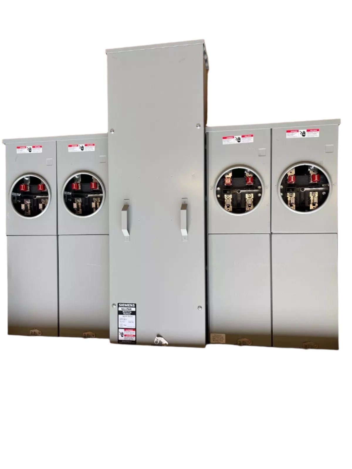 Siemens WEPK6412 Uni - PAK Metering 600 - Amp 4 - Gang 1 - Phase Meter Socket - EUSERC & NEC 2020 Compliant - Sonic Electric