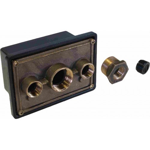 Orbit SJB-50/100 Lexan/Brass Pool Box 3 1/2" & 1 1"