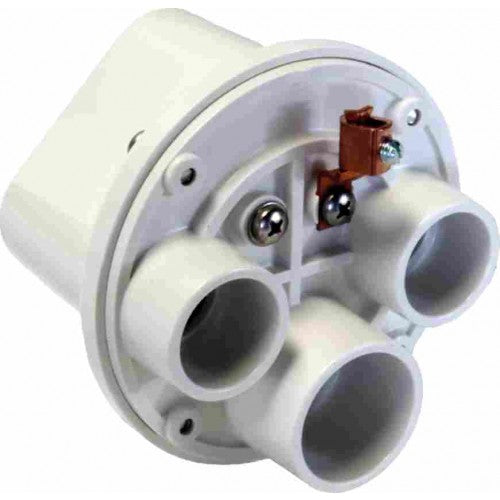 Orbit SJB100-3-W Lexan Swim Pool Box 3/4 & 1 Hubs - White
