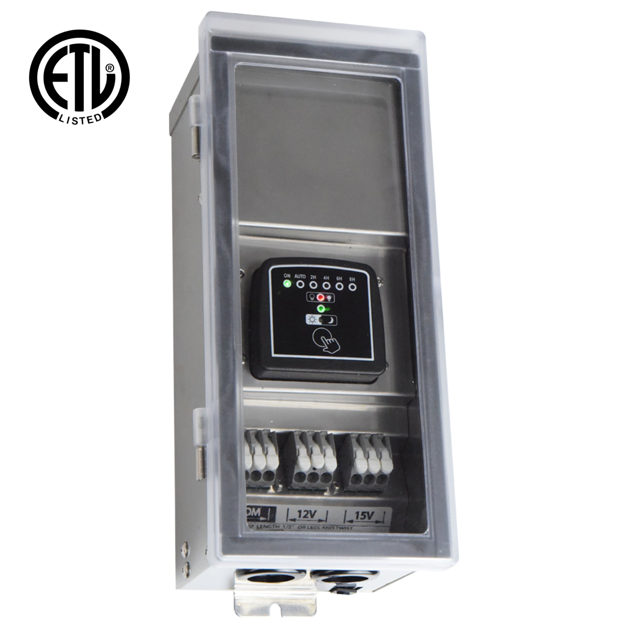 ABBA 12V 300W Digital Stainless Steel Transformer