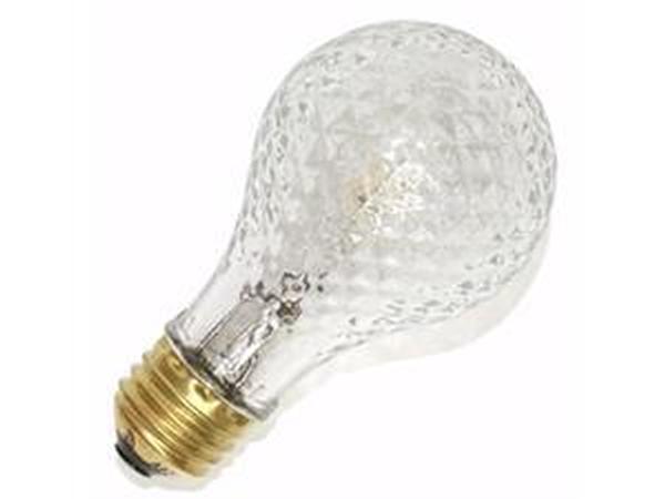 Sylvania 18968 50A/HAL/CRYSTAL 50W 120V A19 Medium Base Crystal Halogen Light Bulb - Sonic Electric
