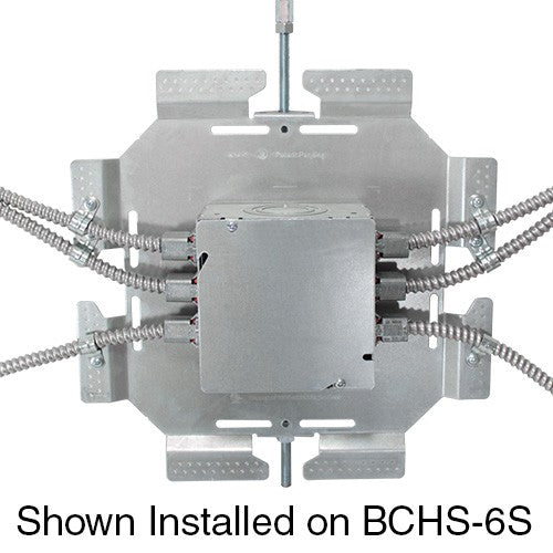 Orbit T5B-50/200 True 5" Square Box, 3-1/4" Deep, 1/2" To 1" MKO, 1" To 2" CKO