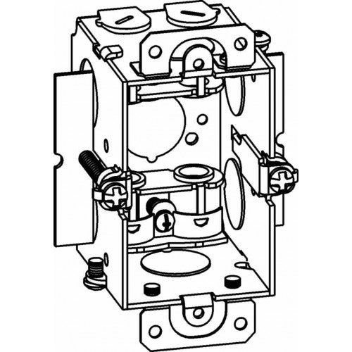Orbit TG-1-MC 1-Gang Gangable Tigergrip Old-Work MC Box 2-1/2" Deep - Galvanized