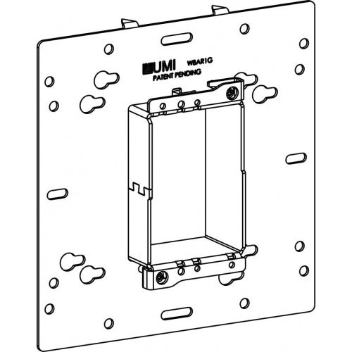 Orbit WBAR1G 1-Gang Wall Bracket With Adjustable Ring - Galvanized