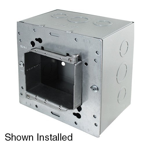 Orbit WBAR2G 2-Gang Wall Bracket With Adjustable Ring - Galvanized