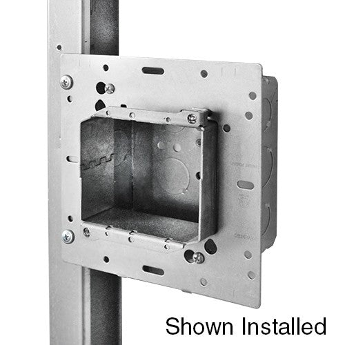 Orbit WBAR2G 2-Gang Wall Bracket With Adjustable Ring - Galvanized