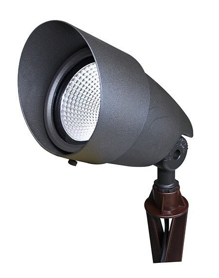 Westgate LFLV-12W-40K, Westgate 12V Integrated LED Landscape Up Light - 12W, Bronze - Silver