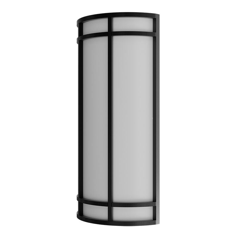 Westgate 18" Outdoor/Indoor LED Decorative Wall Sconce, 25W, 5000K, Led Commercial Lighting - Black - Sonic Electric