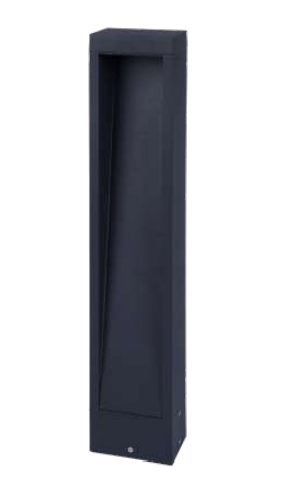 Westgate 32in Rectangular Path Bollard, 10W, 5000K, Led Outdoor Light - Bronze - Sonic Electric