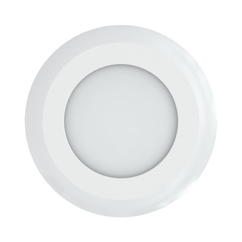 Westgate 4 Architechtural Flat Disk, 14W, 5000K, Recessed Housing - White - Sonic Electric