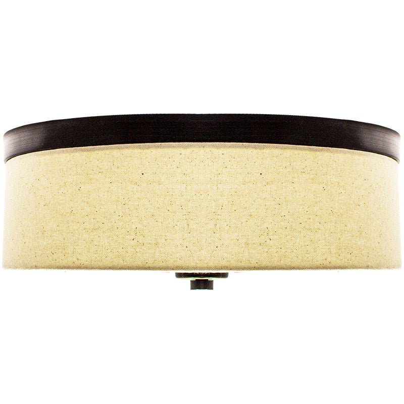 Westgate 45W, 5000K, LCFF - 22 - MCT5 - BR, LED Multi - CCT Integrated Fabric Drum - Bronze - Sonic Electric