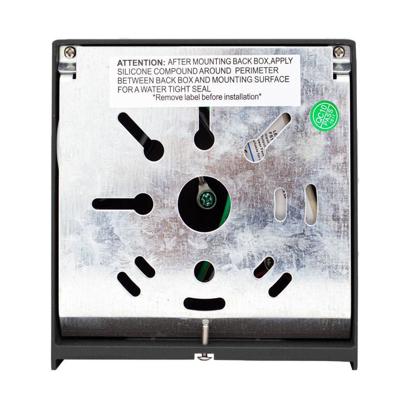 Westgate Adjustable LED Mini Cutoff Wallpack, 24W, 5000K, Led Outdoor Light - Black - Sonic Electric