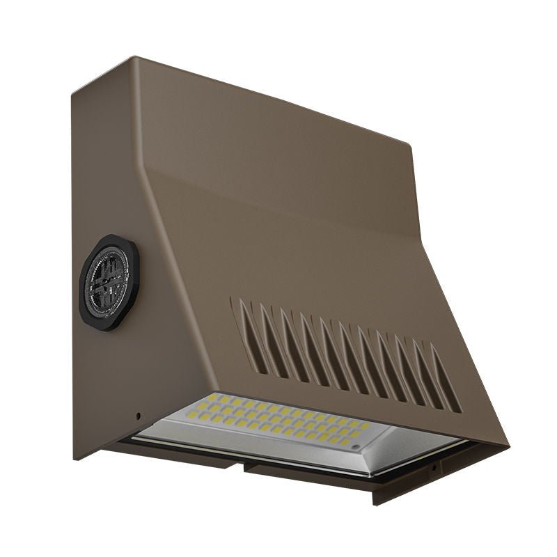 Westgate Adjustable LED Mini Cutoff Wallpack, 24W, 5000K, Led Outdoor Light - Powder Coa - Sonic Electric