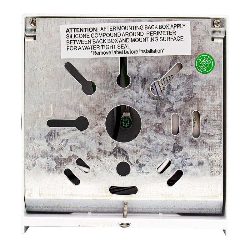 Westgate Adjustable LED Mini Cutoff Wallpack, 24W, 5000K, Led Outdoor Light - White - Sonic Electric