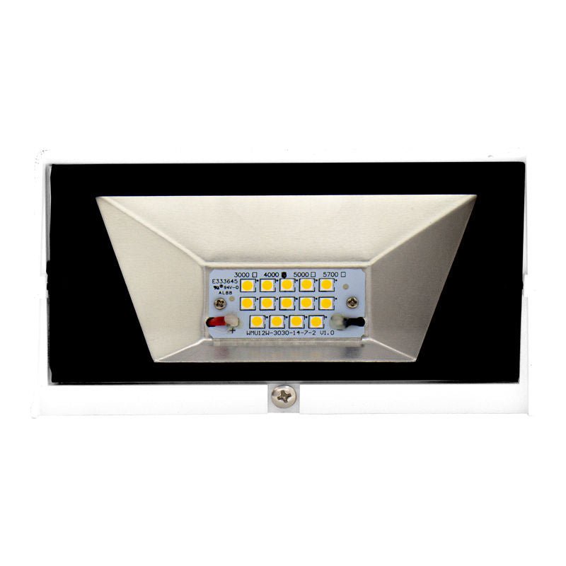 Westgate Adjustable LED Mini Cutoff Wallpack, 24W, 5000K, Led Outdoor Light - White - Sonic Electric