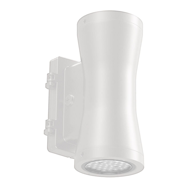 Westgate Architechtural 7in Up - down Cyl, 60W, 5000K, Led Outdoor Light - White - Sonic Electric