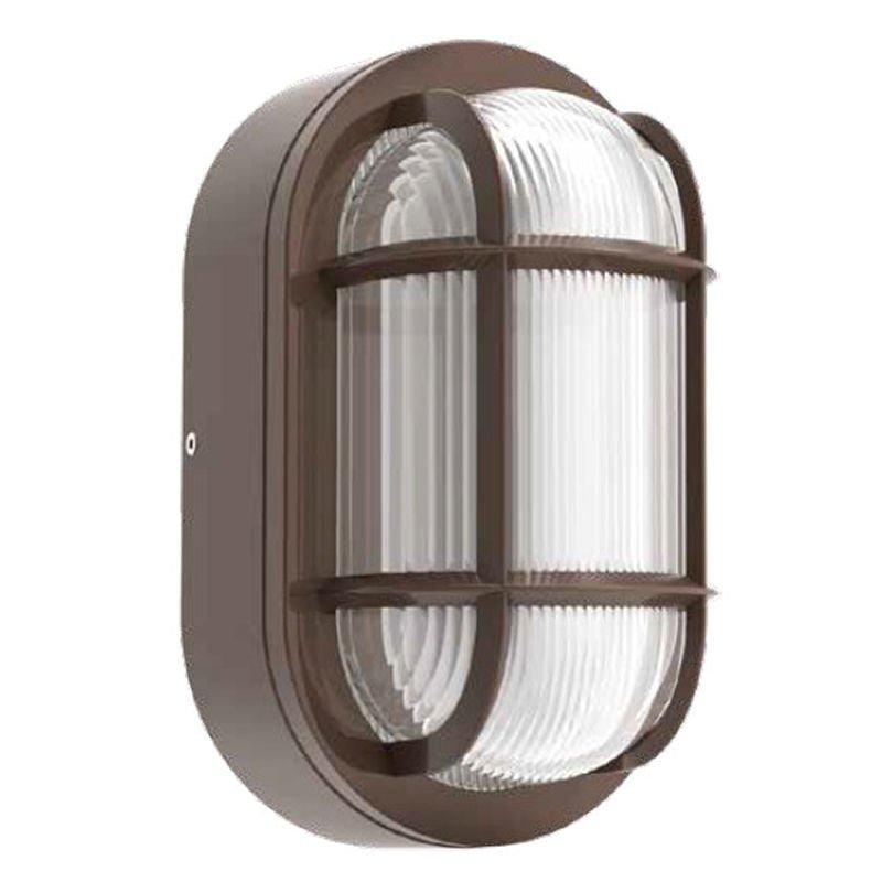 Westgate BKH - 20W - MCTP - BR - P Traditional Bulkheads, Power & CCT Selectable with Photocell, 12W/18W/20W, 30K/40K/50K - Oil - Rubbed Bronze - Sonic Electric