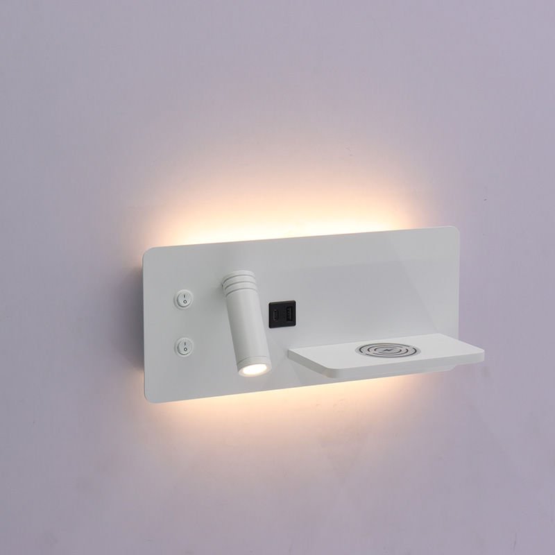 Westgate BRL - SHL - WCH - BK, Westgate Bedside Horizontal Reading Lamp with Backlight, 10W 3000K Multiple Finishes - Bronze - Sonic Electric