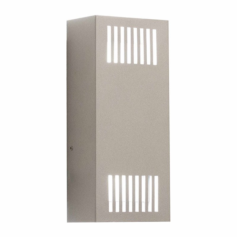 Westgate CRES - 52 - 50K - SIL, Westgate Grille LED Wall Scone 15W - Silver - Sonic Electric