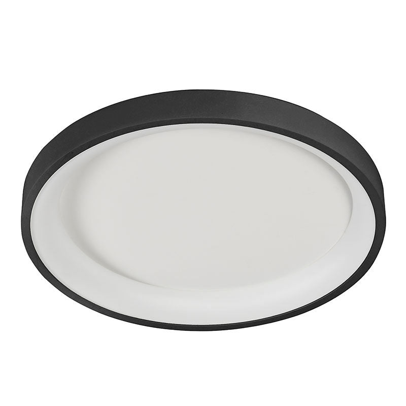 Westgate FMHR - 15 - MCT5 - BK Round Flush Mount Fixtures, 20W, 27K/30K/35K/40K/50K - Black - Sonic Electric